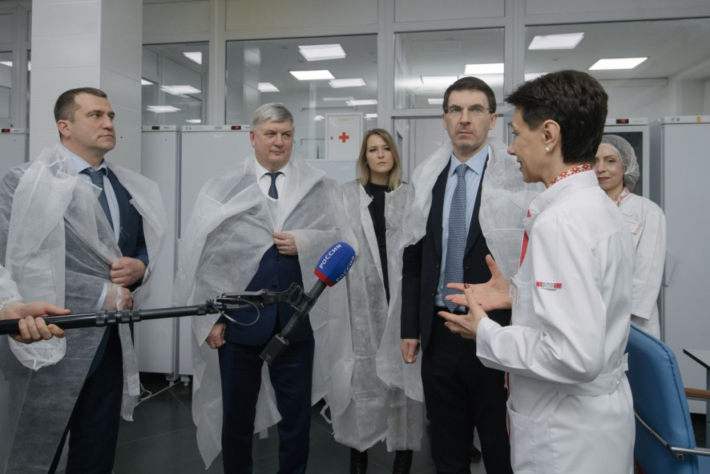 Визит в марте 2023г. полномочного представителя Президента Российской Федерации в Центральном федеральном округе Щеголева И.О. с губернатором Гусевым А.В.